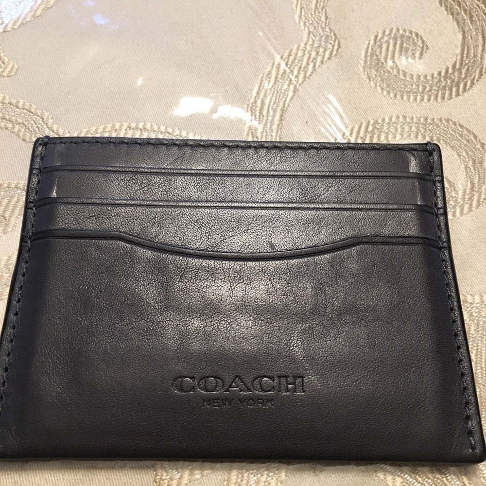 Coach Leather Card Holder